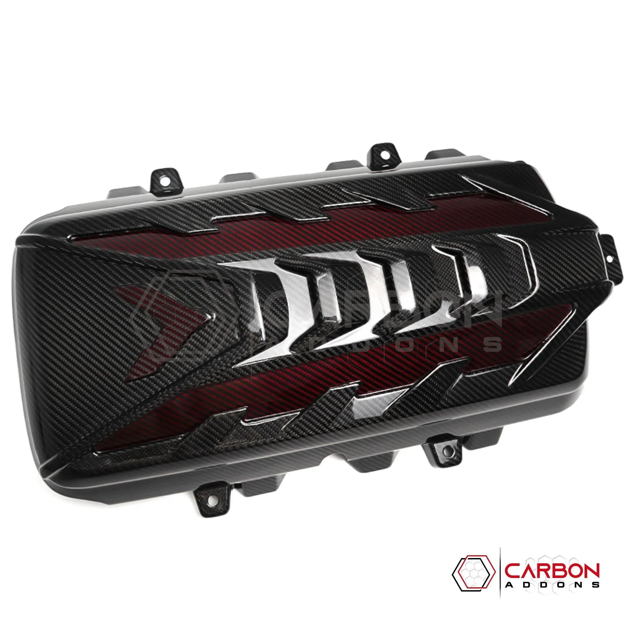 C8 Corvette Stingray Carbon Fiber Engine Cover | Direct OEM Replacement (2020–2024)