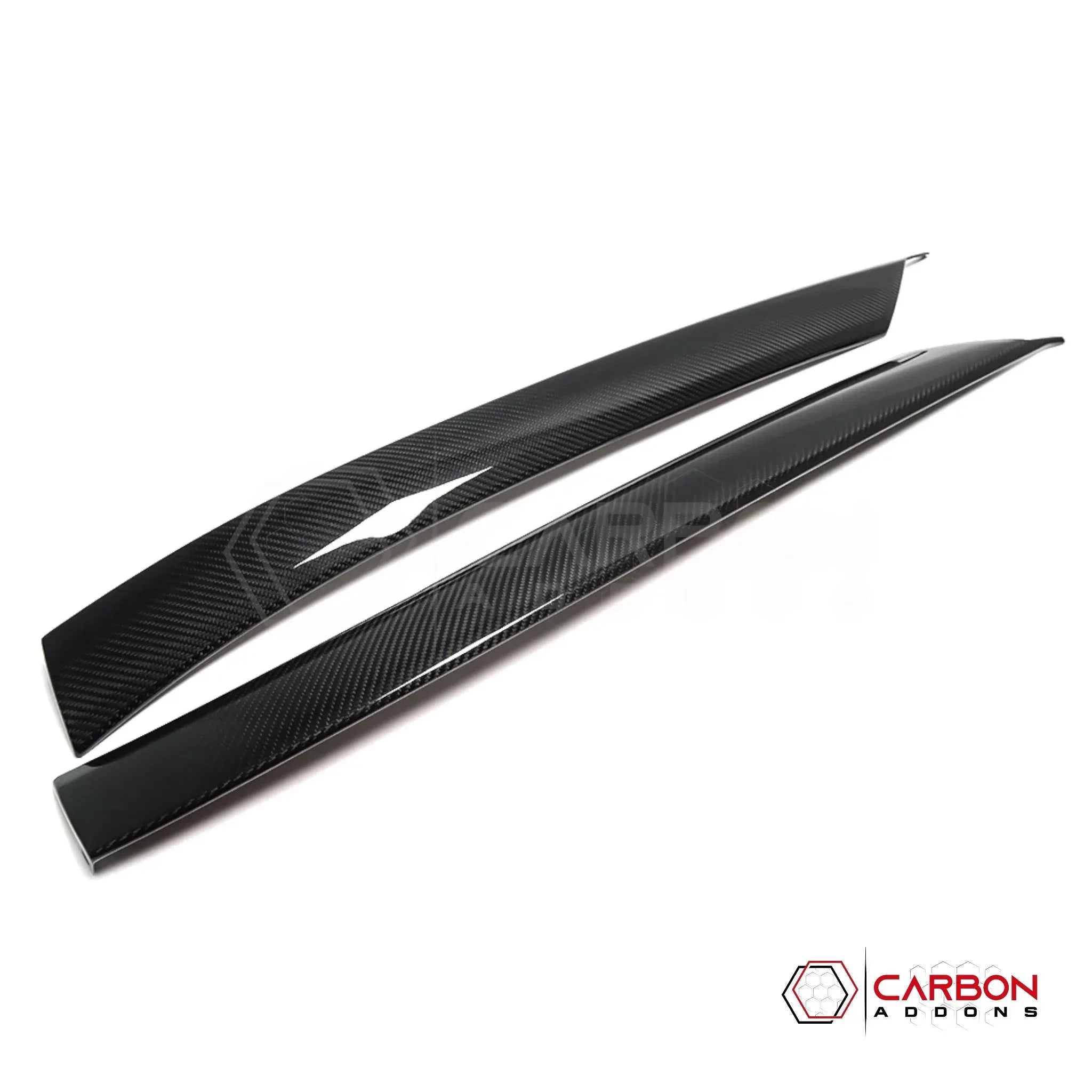 C8 Corvette Carbon Fiber A-Pillar Exterior Covers