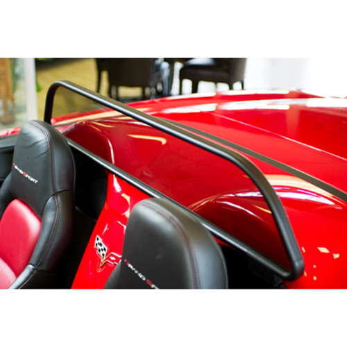 Corvette Convertible Vette Net Wind Break - Monterey Red : 2005-2013 C6, Grand Sport