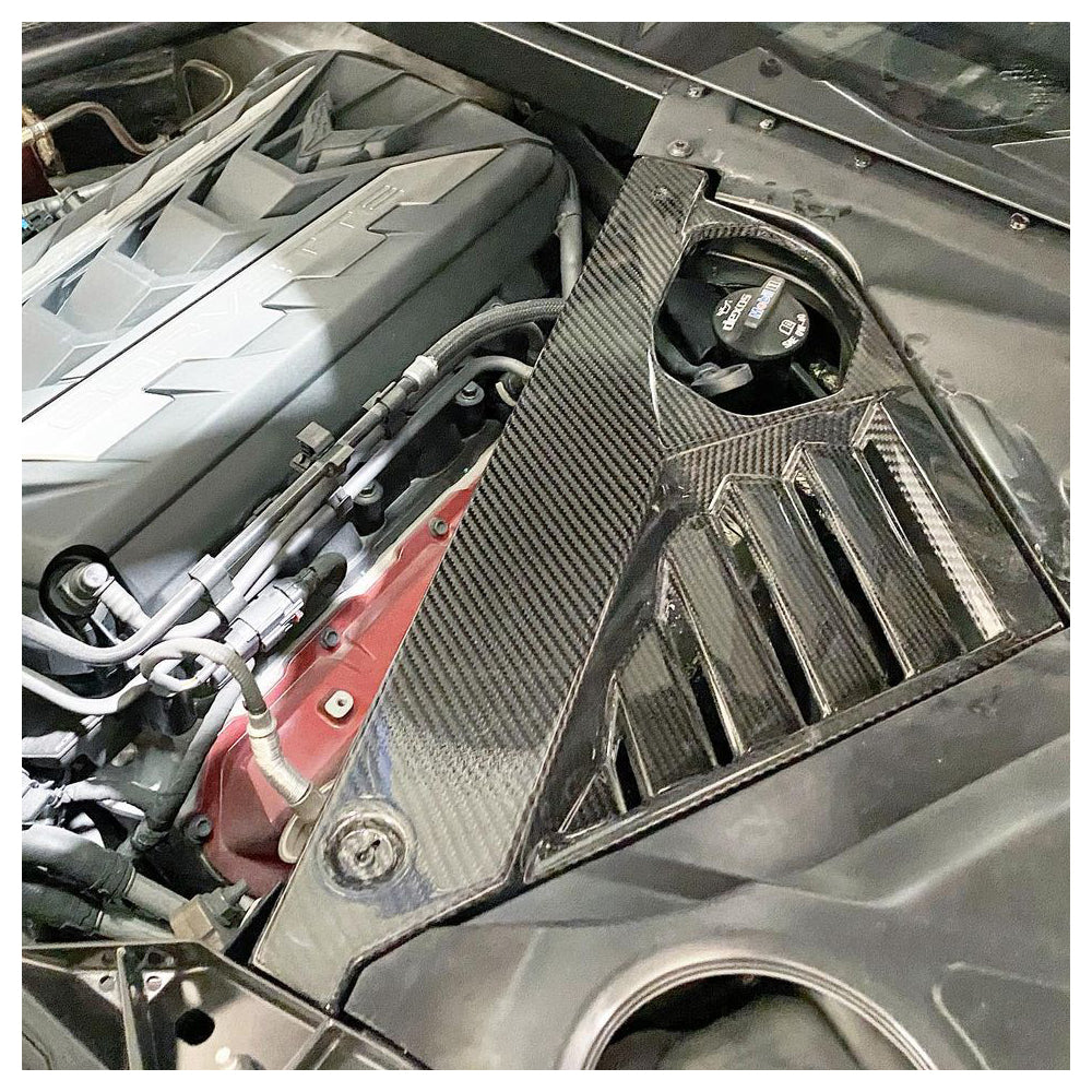 C8 Corvette Carbon Fiber Engine Appearance Panels : Carbon Fiber