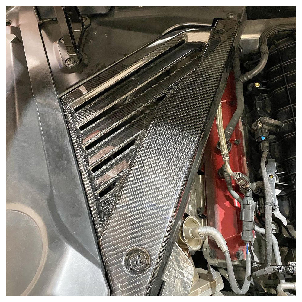 C8 Corvette Carbon Fiber Engine Appearance Panels : Carbon Fiber