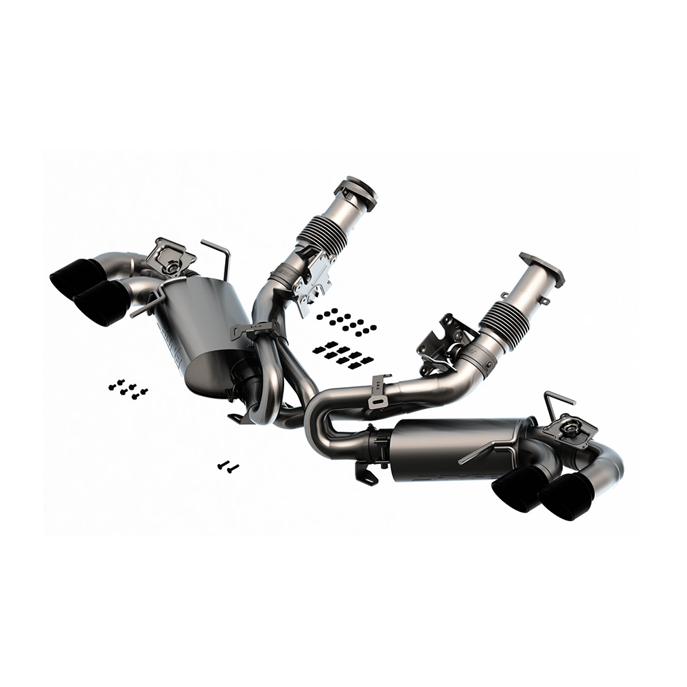 C8 Corvette Stingray Exhaust - Borla S-Type Cat Back : Quad 4.0