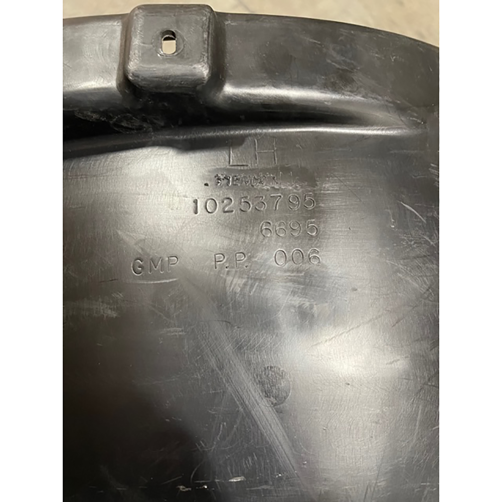 Corvette Rear Fender Liner - Left : 1997-2004 C5, Z06