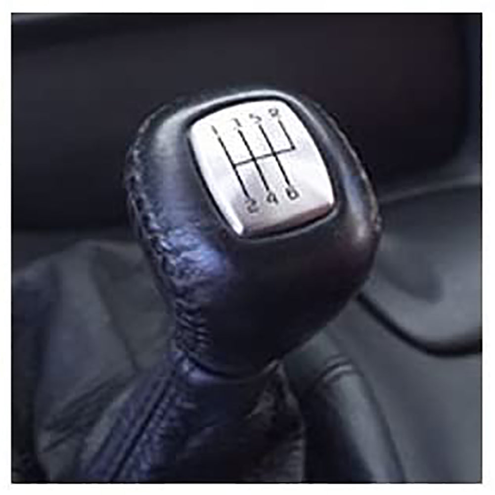 Corvette Shift Knob Insert Cover - Silver w/ 6 Speed Pattern : 1997-2004 C5 & Z06