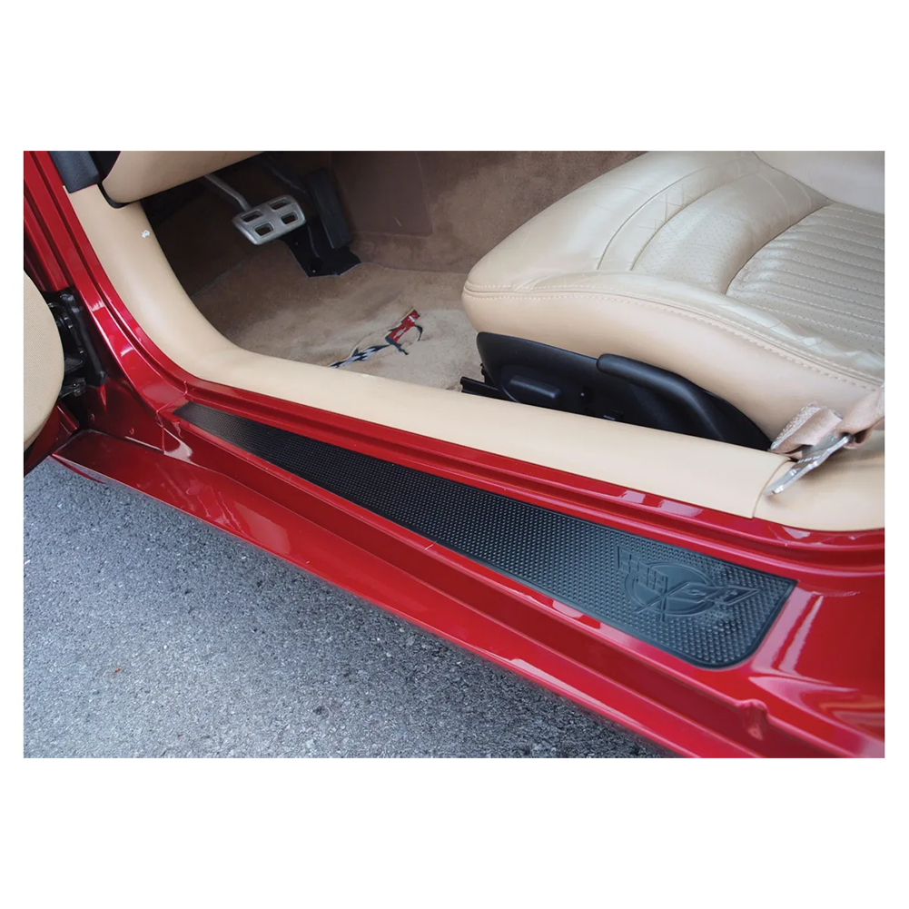 Corvette Door Sill -Peel and Stick Left Side : 1997-2004 C5 & Z06
