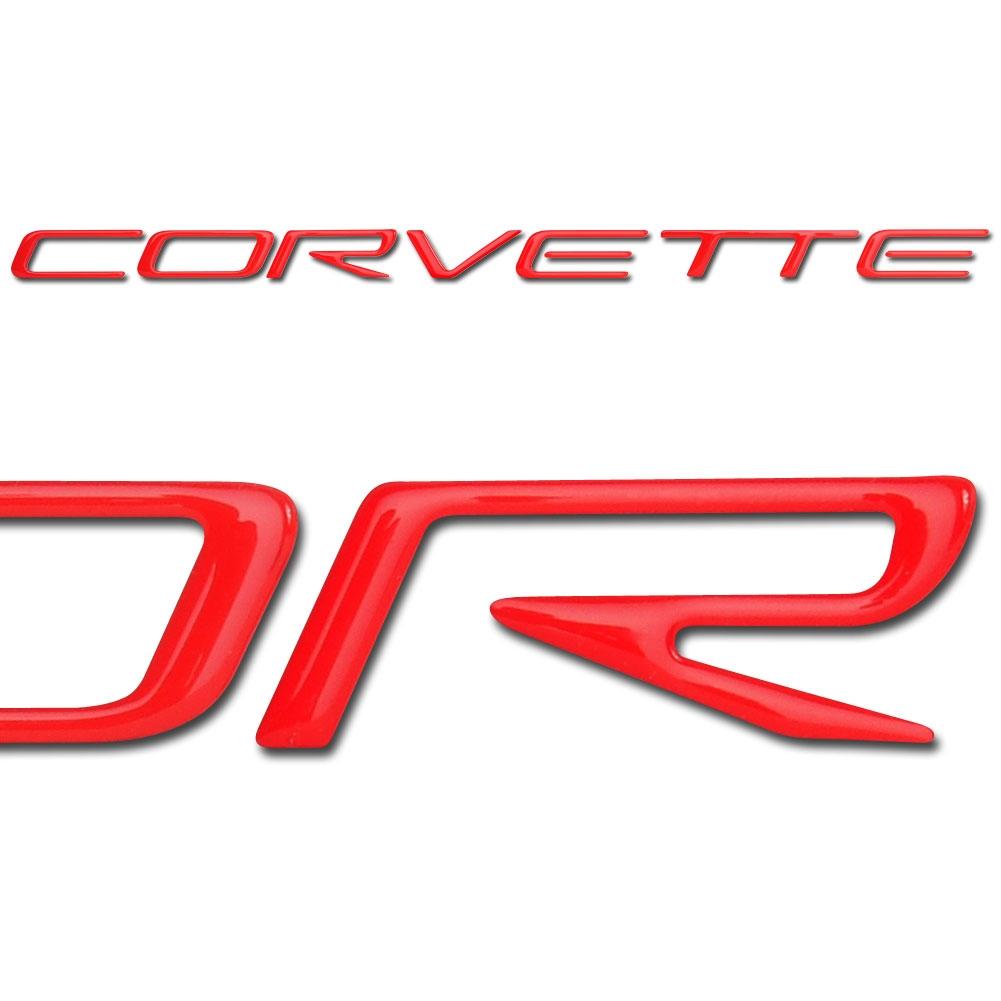 1997-2004 C5 Corvette Rear Bumper Domed Decal Letters