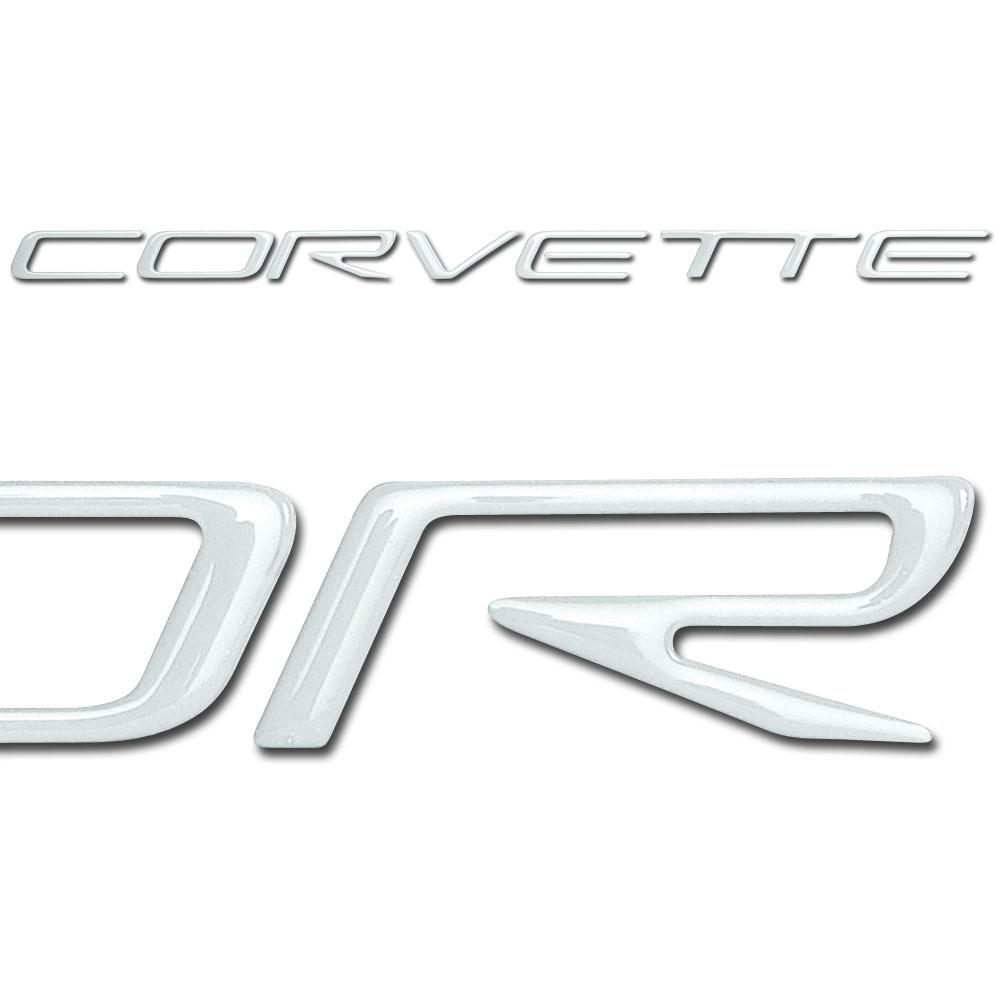 1997-2004 C5 Corvette Rear Bumper Domed Decal Letters