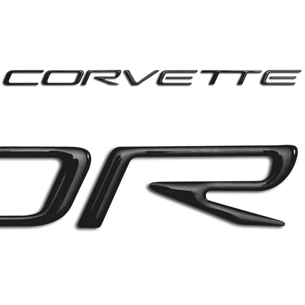 1997-2004 C5 Corvette Rear Bumper Domed Decal Letters
