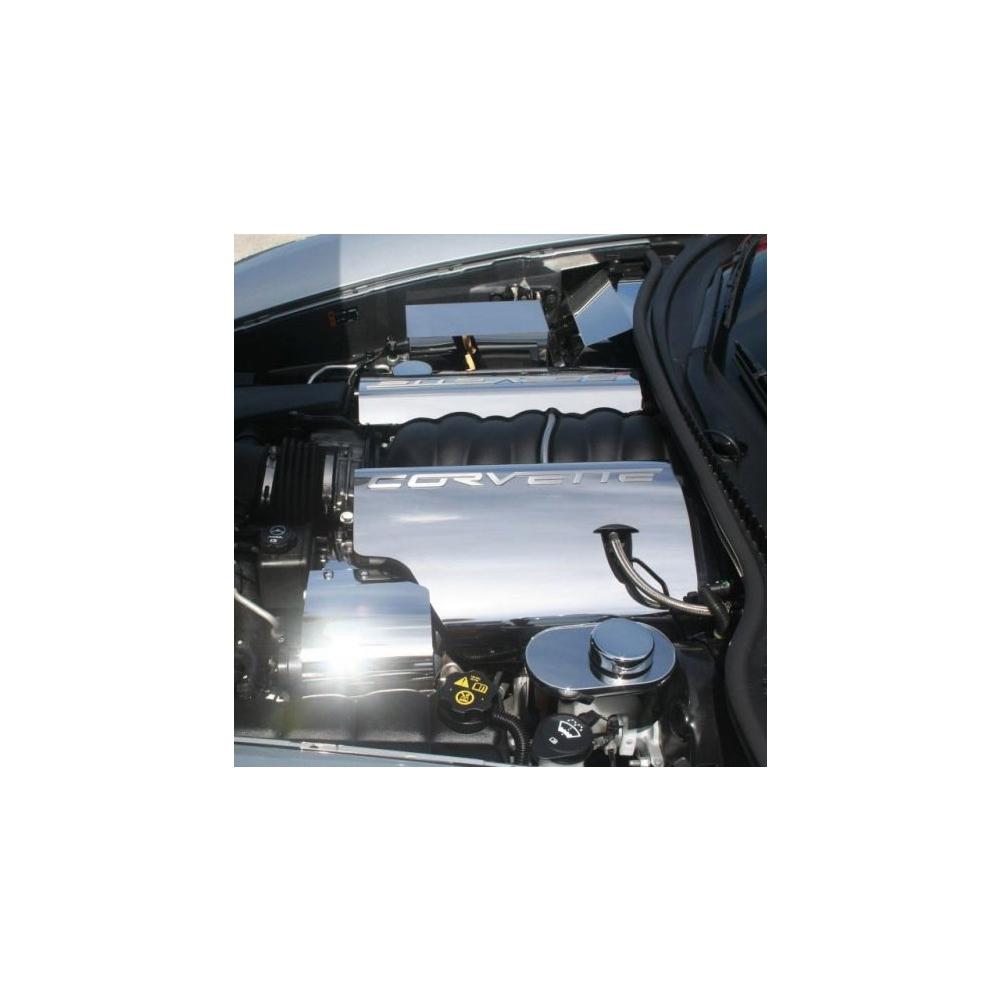 2005-2013 C6 Corvette Polished Stainless Steel Fuel Rail Covers