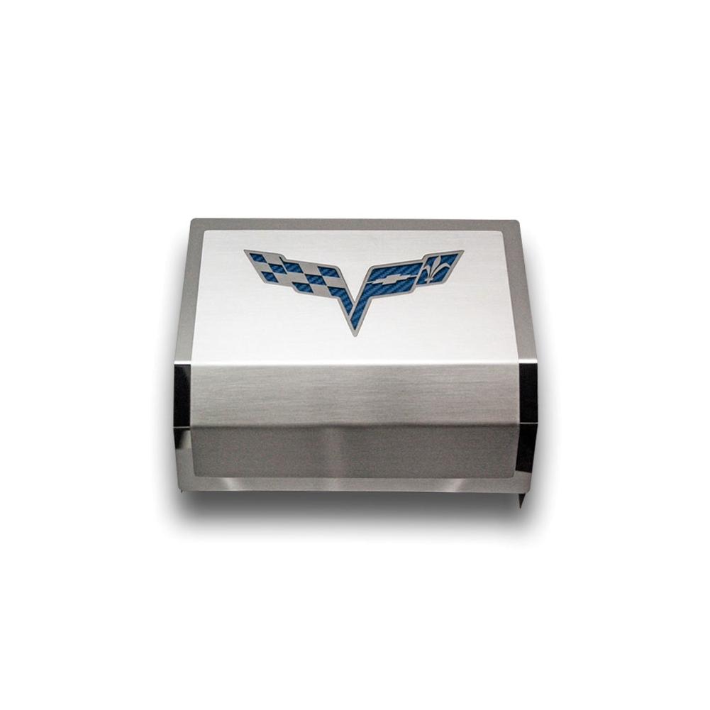 2005-2013 C6 Corvette Stainless Steel Fuse Box Cover