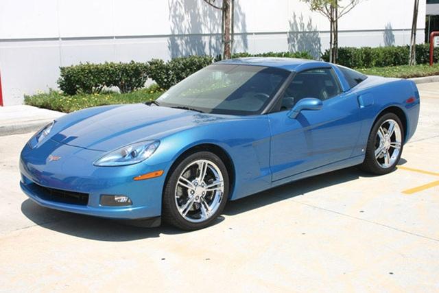 2008 Split Spoke Corvette GM Wheel Exchange (Set) : Chrome 18x8.5/19x10 : 2008-2013 C6