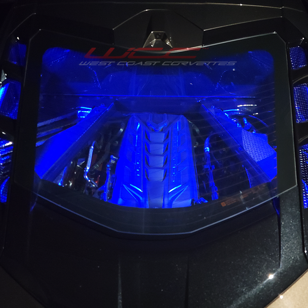 C8 Corvette Coupe - Engine Bay/Side Cove/Lower Rear Fascia/Front Grill LED Lighting Kit - RGB