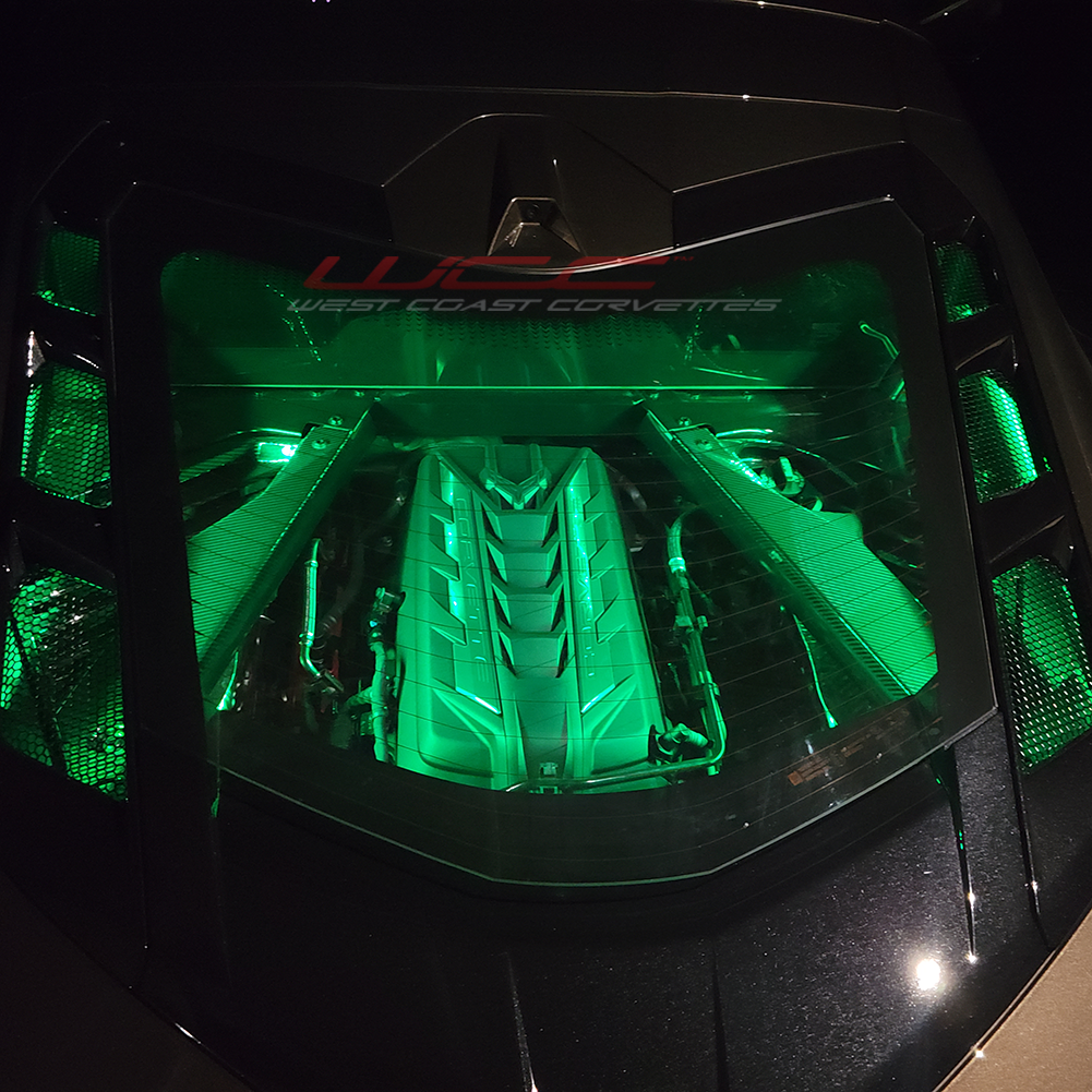 C8 Corvette Coupe - Engine Bay LED Lighting Kit - RGB : Stingray, Z51