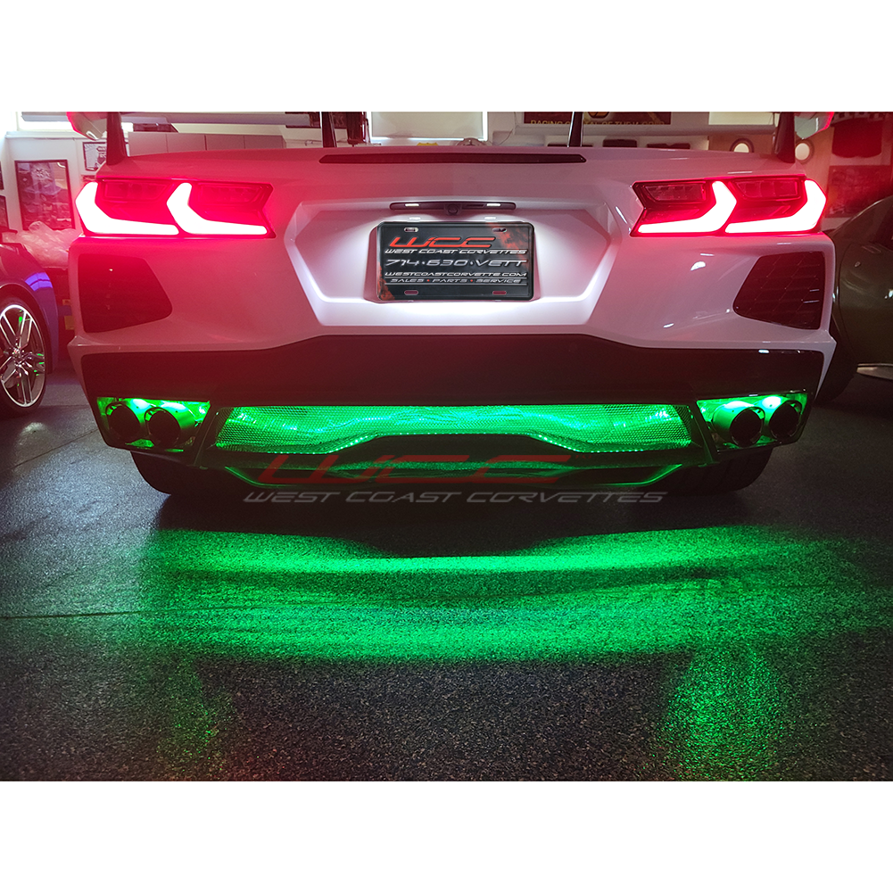 C8 Corvette Coupe - Engine Bay/Side Cove/Lower Rear Fascia/Front Grill LED Lighting Kit - RGB