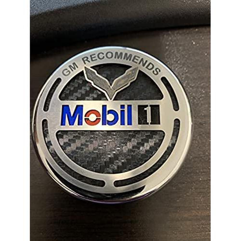 Corvette Commemorative GM Recommends Mobil 1 Oil Cap Cover : C7 Stingray, Z51, Z06, Grand Sport