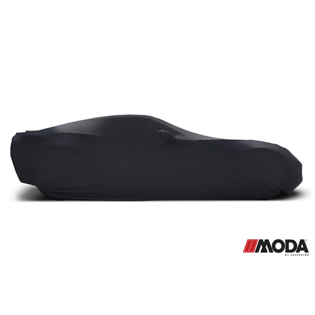 Corvette Moda Stretch Satin Car Cover - Black - Indoor : C7 Stingray, Z51, Z06, Grand Sport
