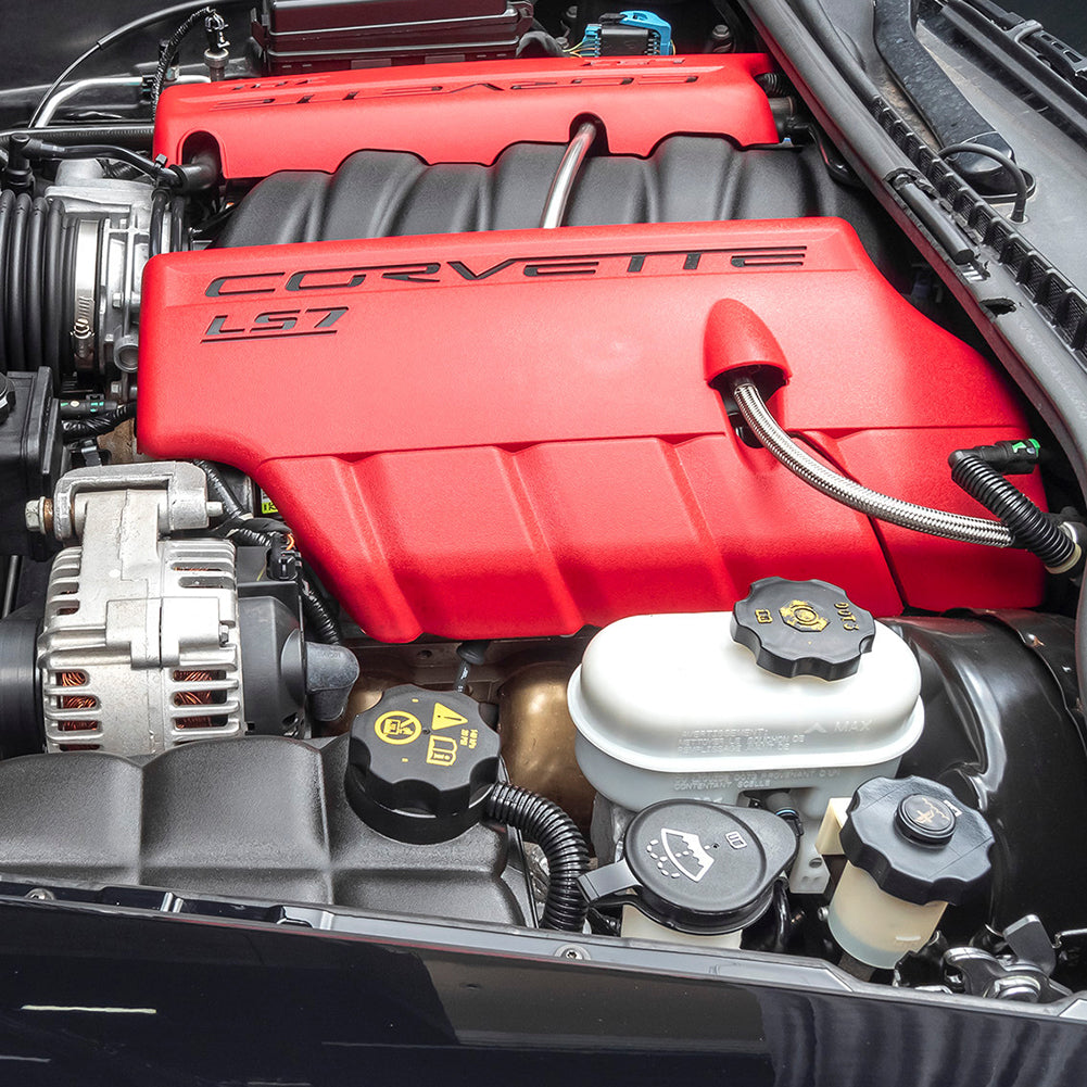Corvette GM Engine Cover - 2 Piece : 2008-2013 C6 LS2