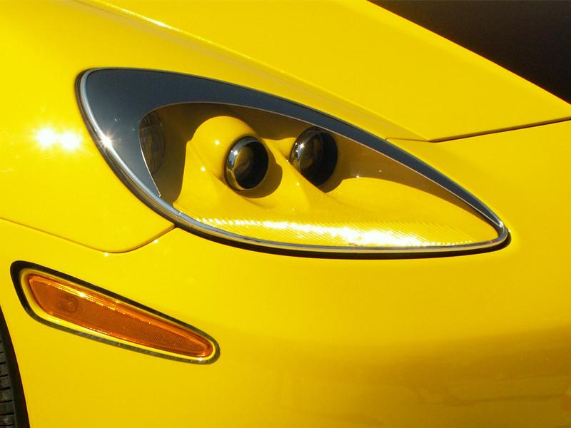 Corvette Headlight Eyebrow Kit - Chrome ABS : 2005-2013 C6,Z06,ZR1,Grand Sport