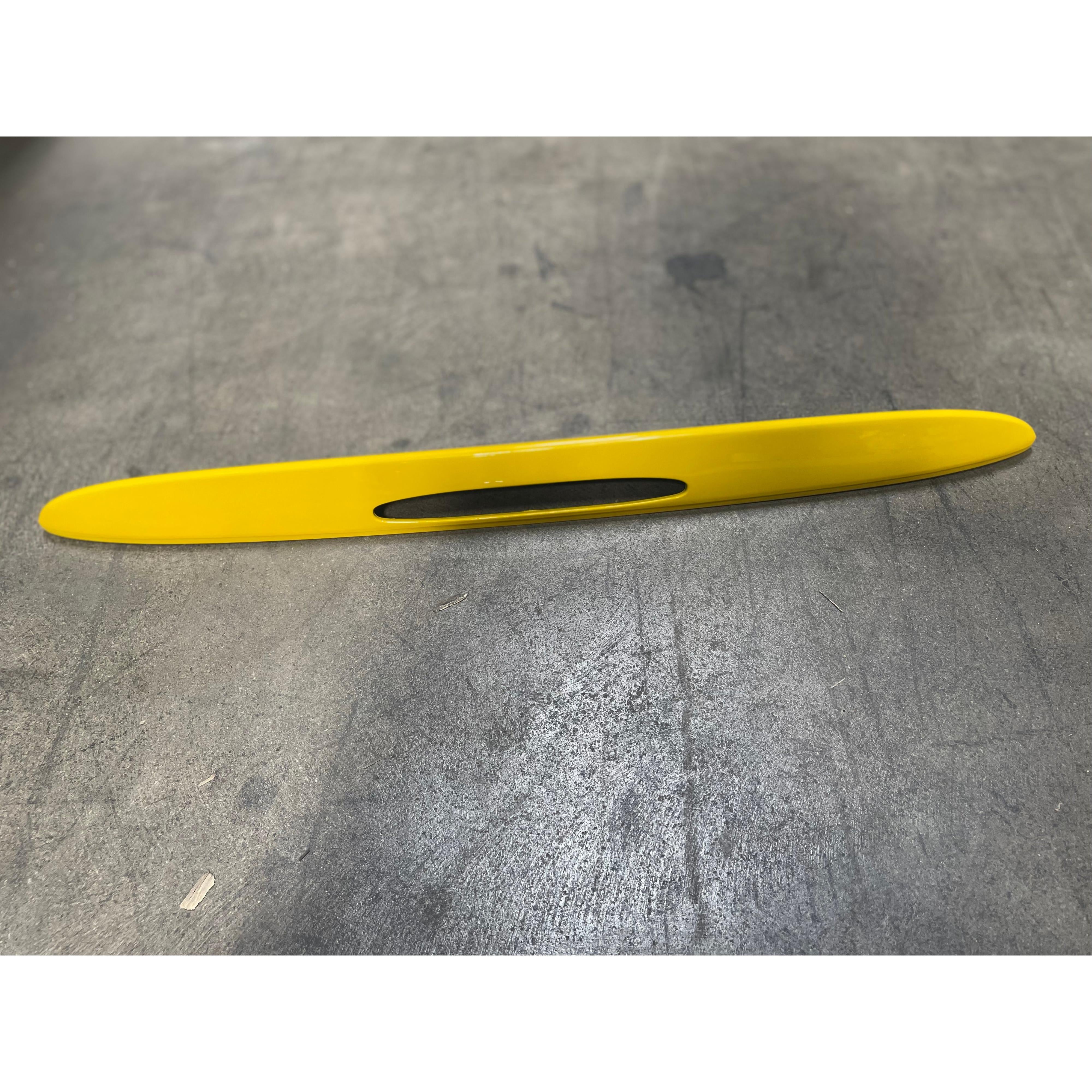 Corvette Rear Spoiler - Brake Light Housing Z06 Style - Painted VELOCITY YELLOW : 2005-2013 C6, Z06, ZR1, Grand Sport