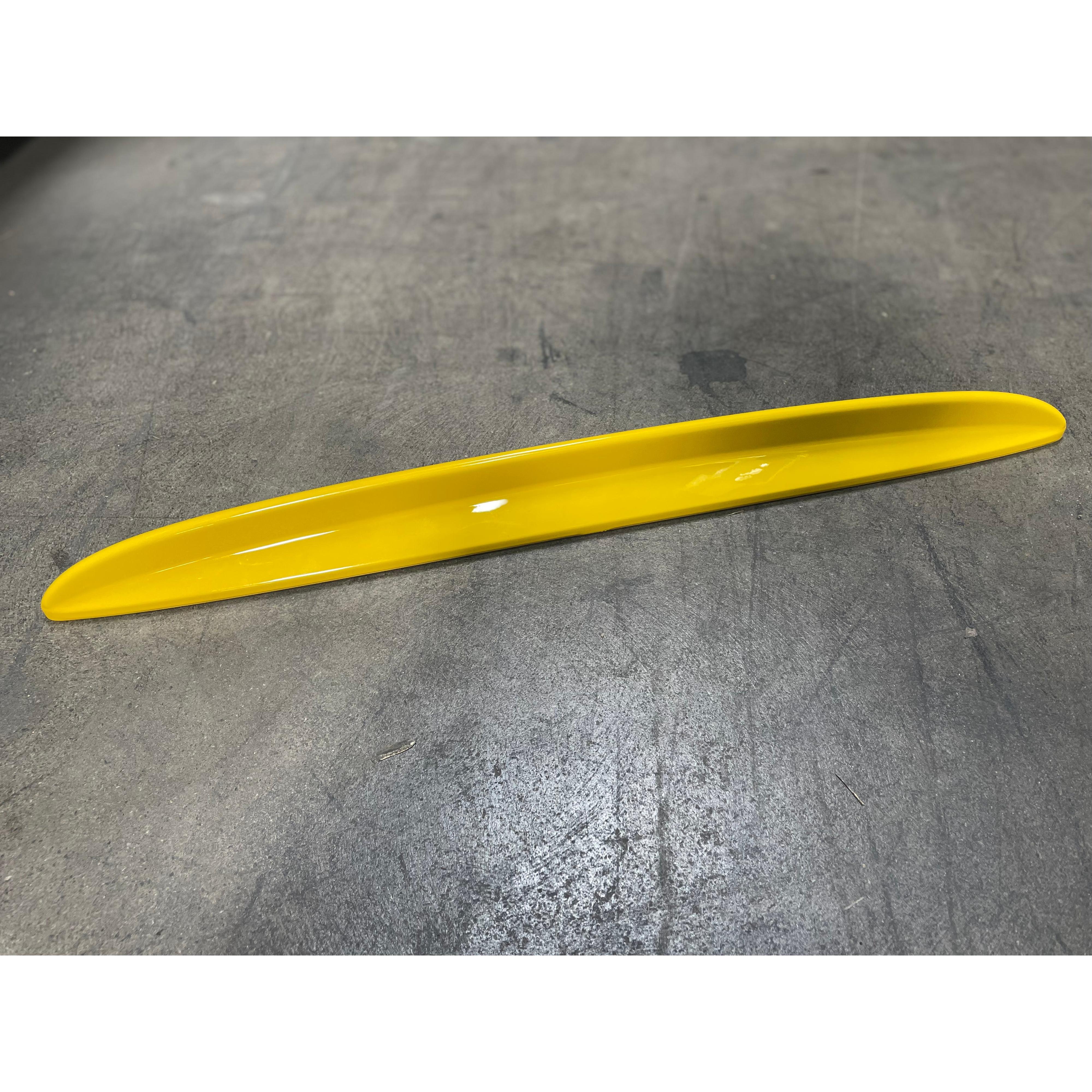 Corvette Rear Spoiler - Brake Light Housing Z06 Style - Painted VELOCITY YELLOW : 2005-2013 C6, Z06, ZR1, Grand Sport