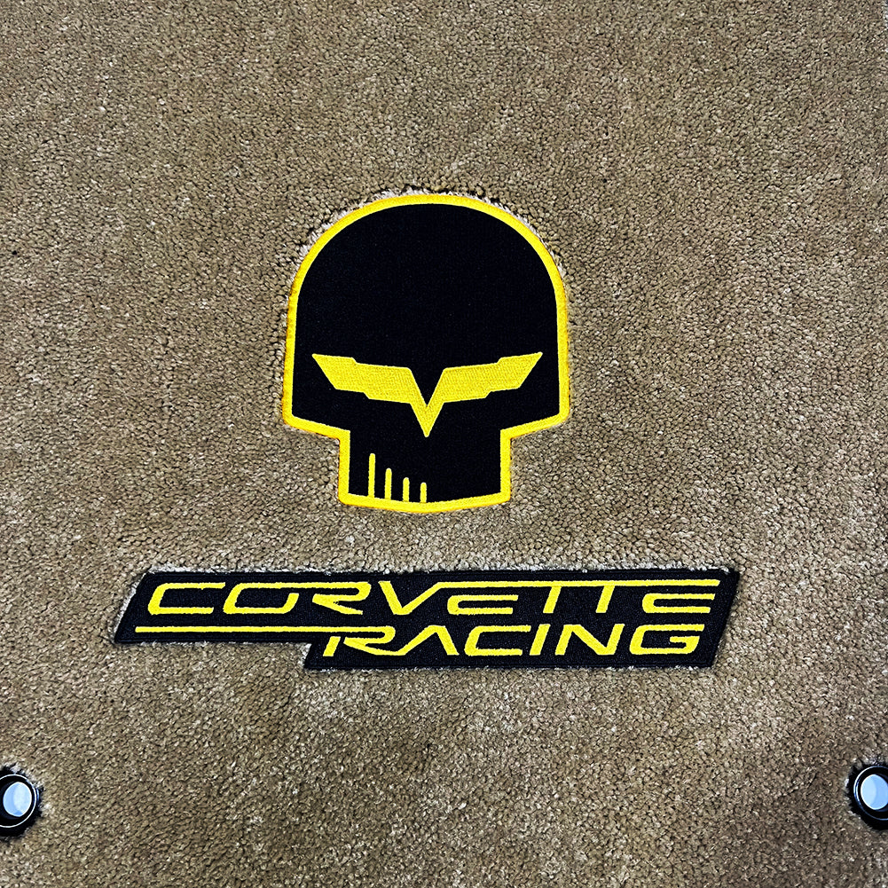 Lloyd Ultimat Floor Mats - Jake Corvette Racing - Yellow or Silver: 2007.5-2013 (Hook Anchor)