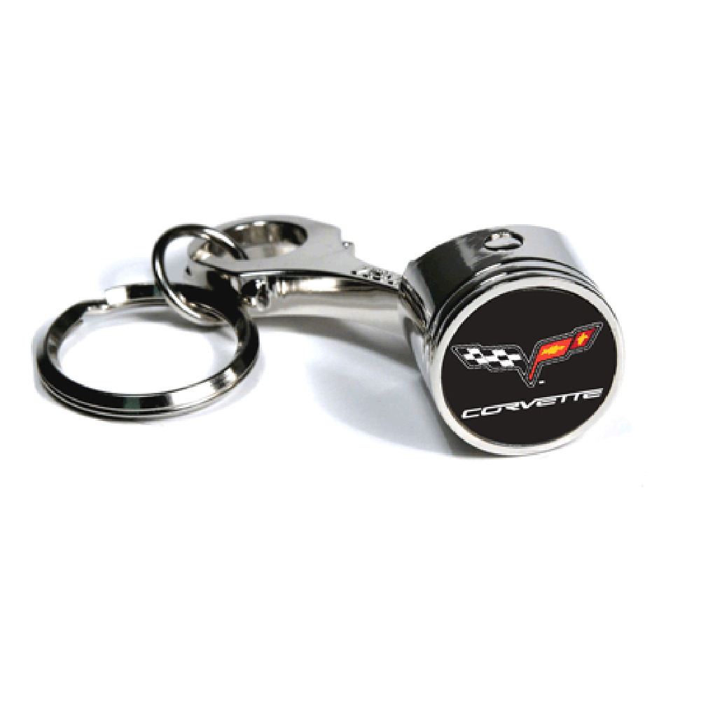 West Coast Corvette Keychain - Stainless Steel: 1997-2013 C5/C6 ...