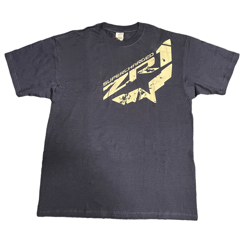 Corvette C6 ZR1 Distressed T-Shirt (X-Large)