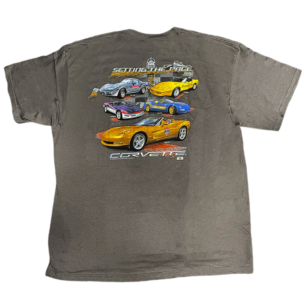 Corvette C6 Pace Car Collage T-Shirt (XXX-Large)