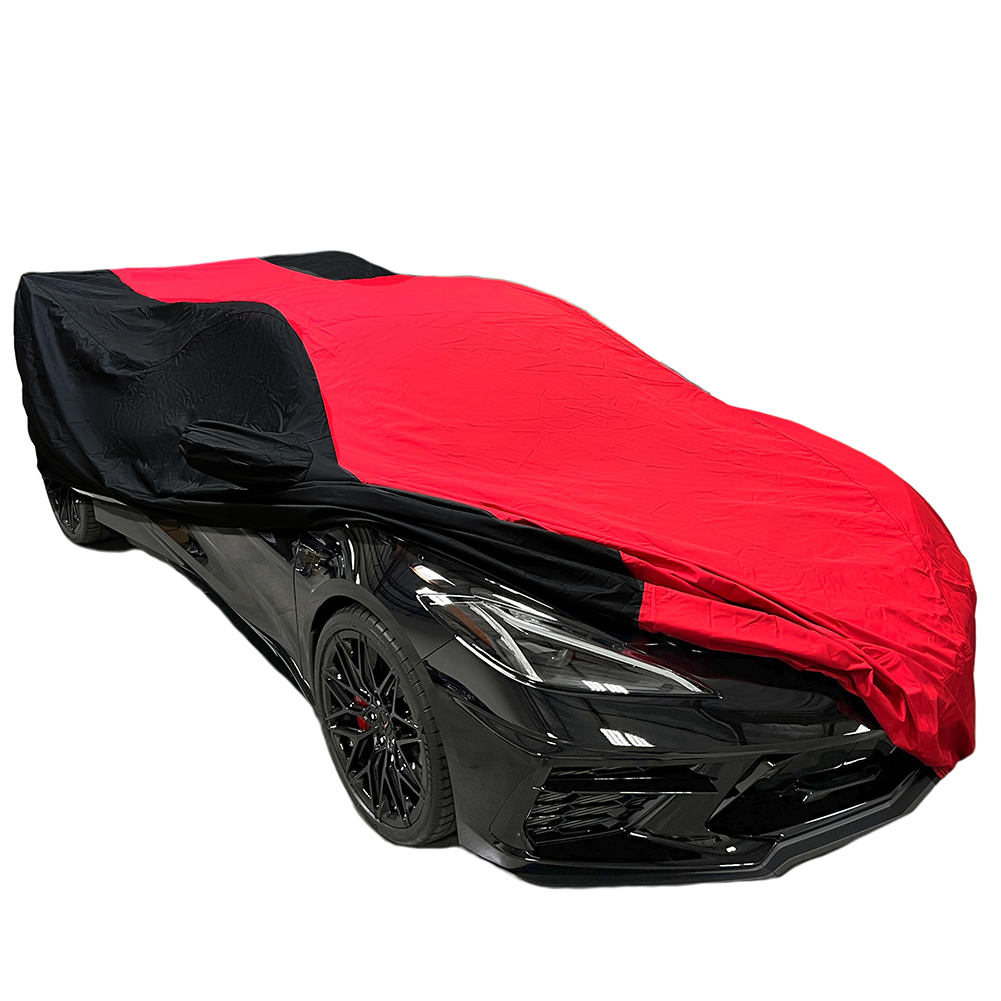Corvette Ultraguard Plus Car Cover - Indoor/Outdoor Protection - Red/Black : C8 Stingray, Z51