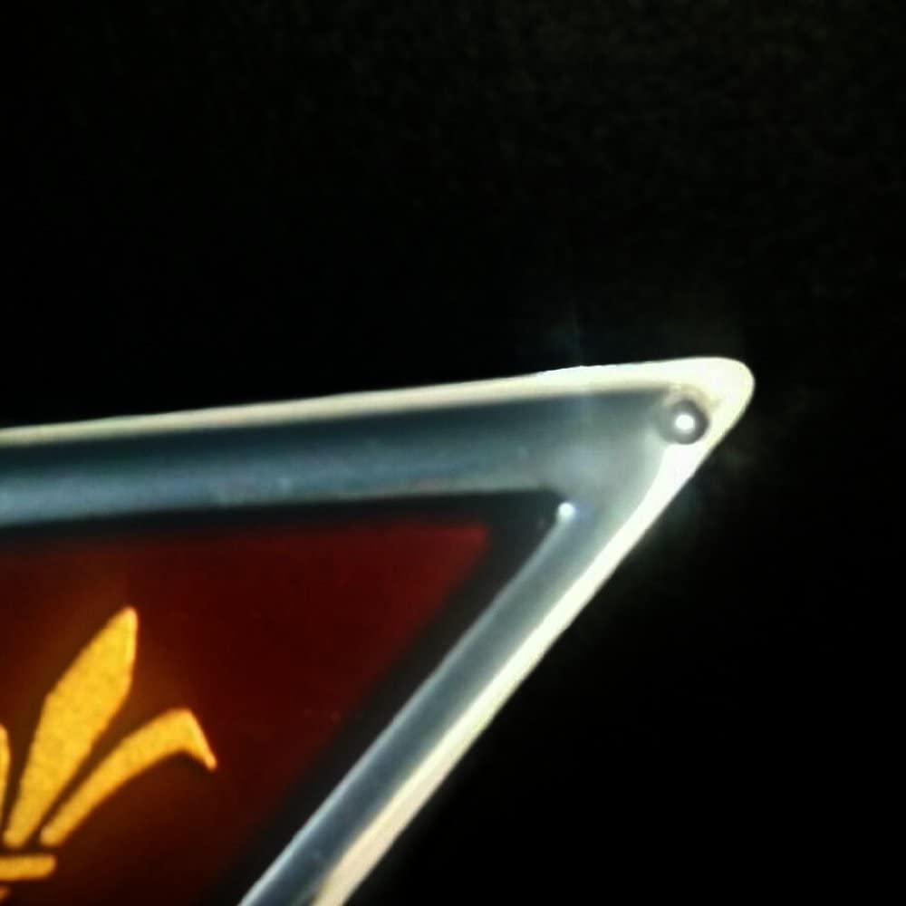 Corvette Metal Crossed Flags Hood Panel Badge - Blem : 2005-2013 C6 , Z06, Grand Sport