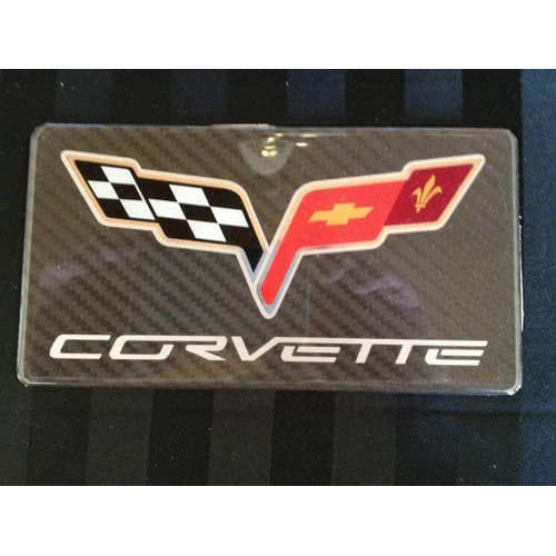 Corvette Carbon Fiber Sun Visor Warning Label Covers : 2005-2013 C6, Z06, Grand Sport, ZR1
