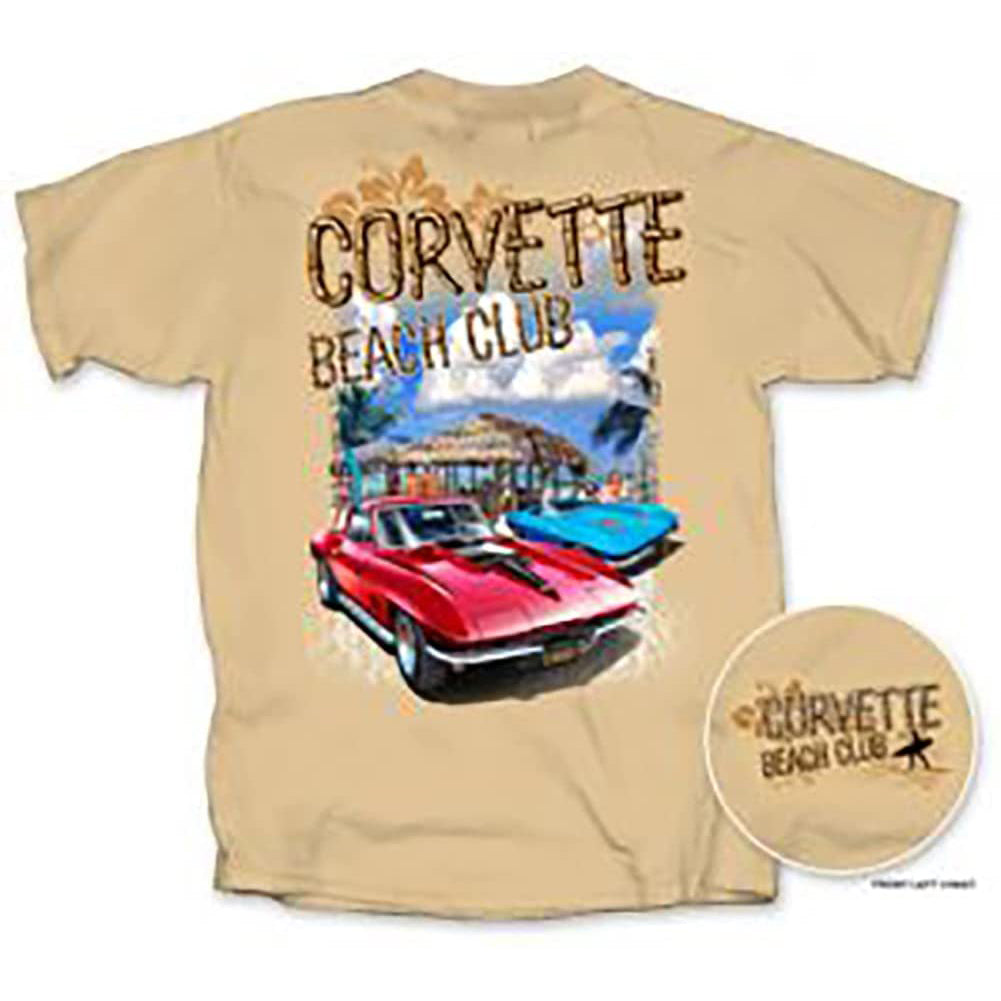 C2 Corvette Beach Club Tee : Tan