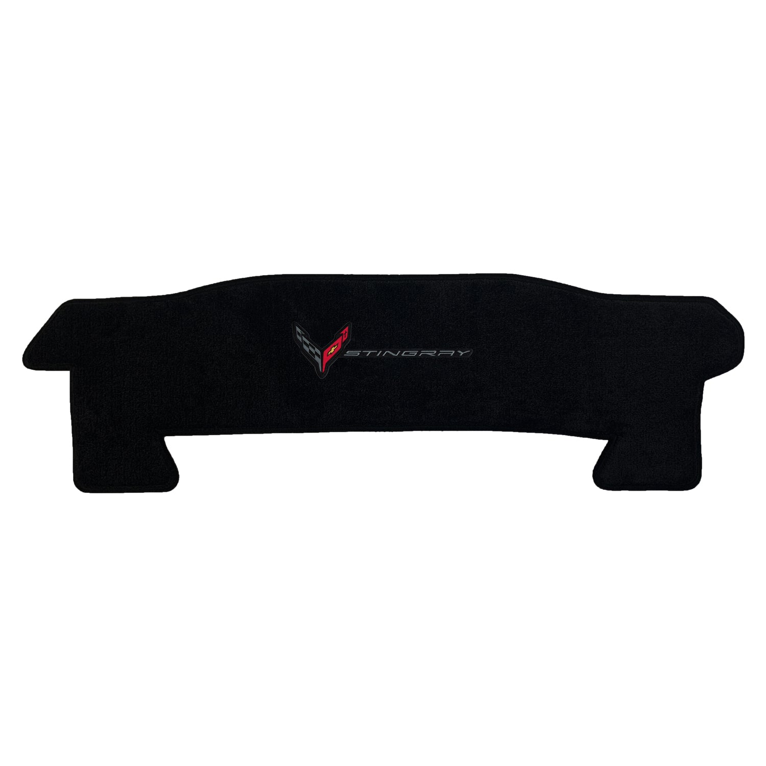 C8 Corvette Rear Cargo Mat - Lloyds Mats With Flags and Stingray Combo : Convertible