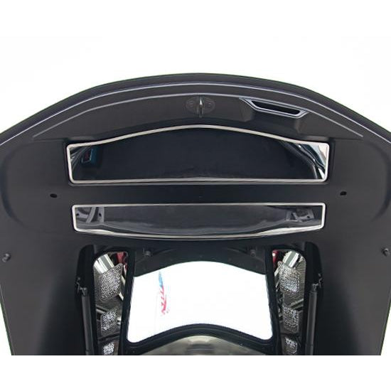 C8 Corvette - Engine Compartment Hood Panels 2Pc : Stainless Steel