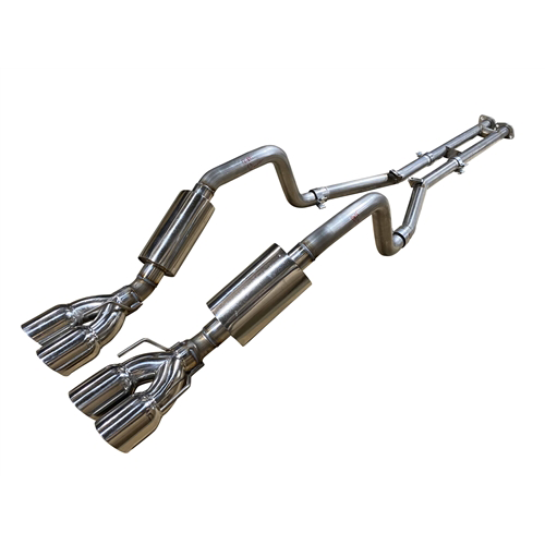 Corvette Exhaust System - MRT Quadflow Version 2 Cat-Back : 2005-2013 C6