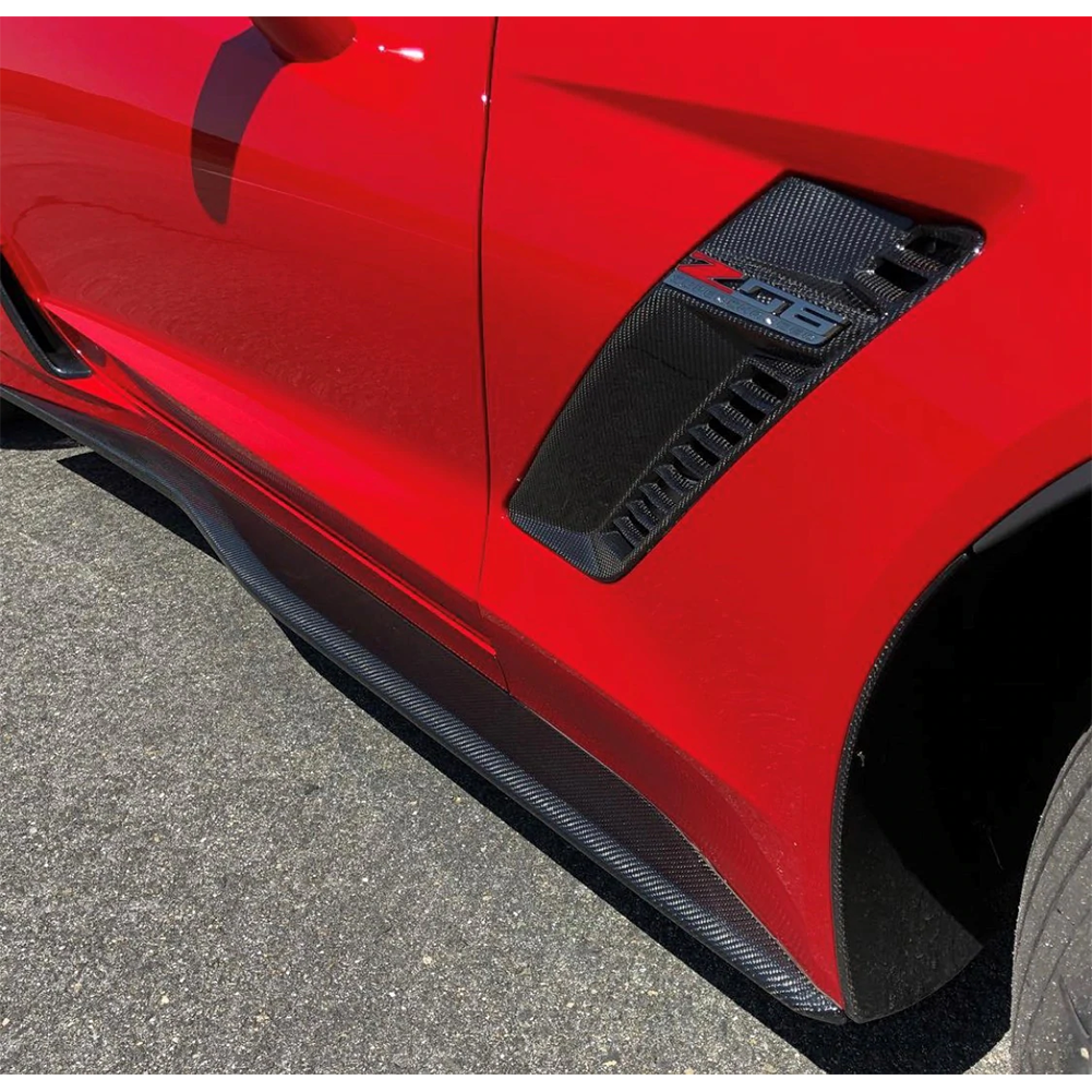 Corvette Fender Vents - Carbon Fiber : C7 2015 - 2019 Z06