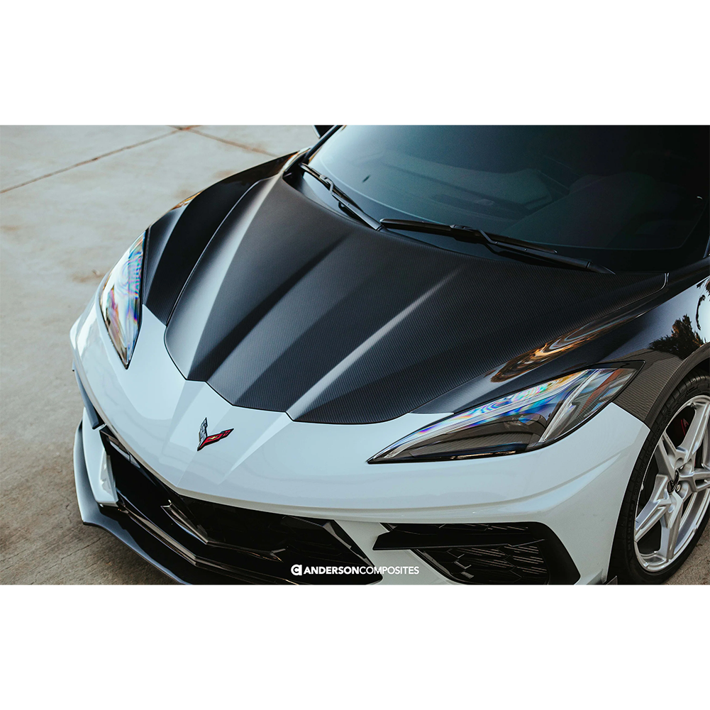 C8 Corvette OE Style Hood Dry Carbon Fiber