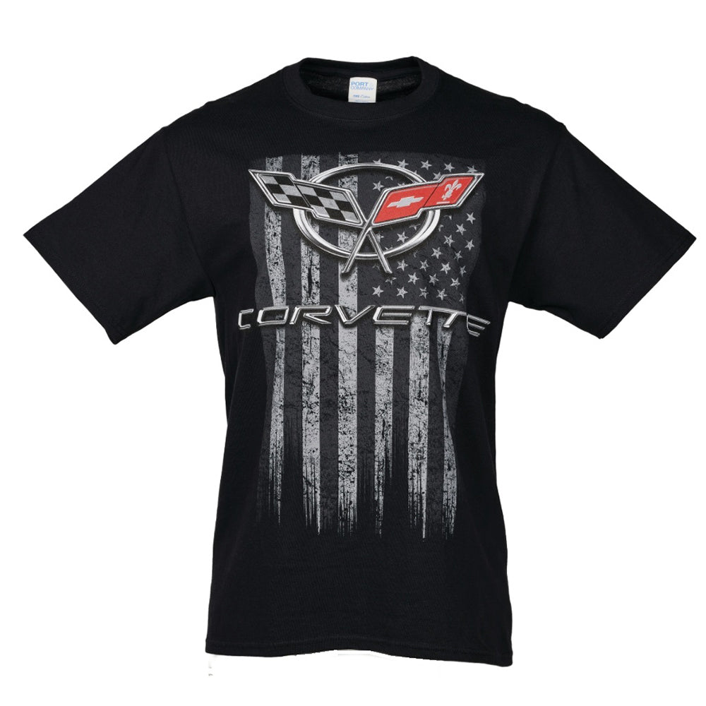 C5 Corvette American Legacy T-shirt : Black