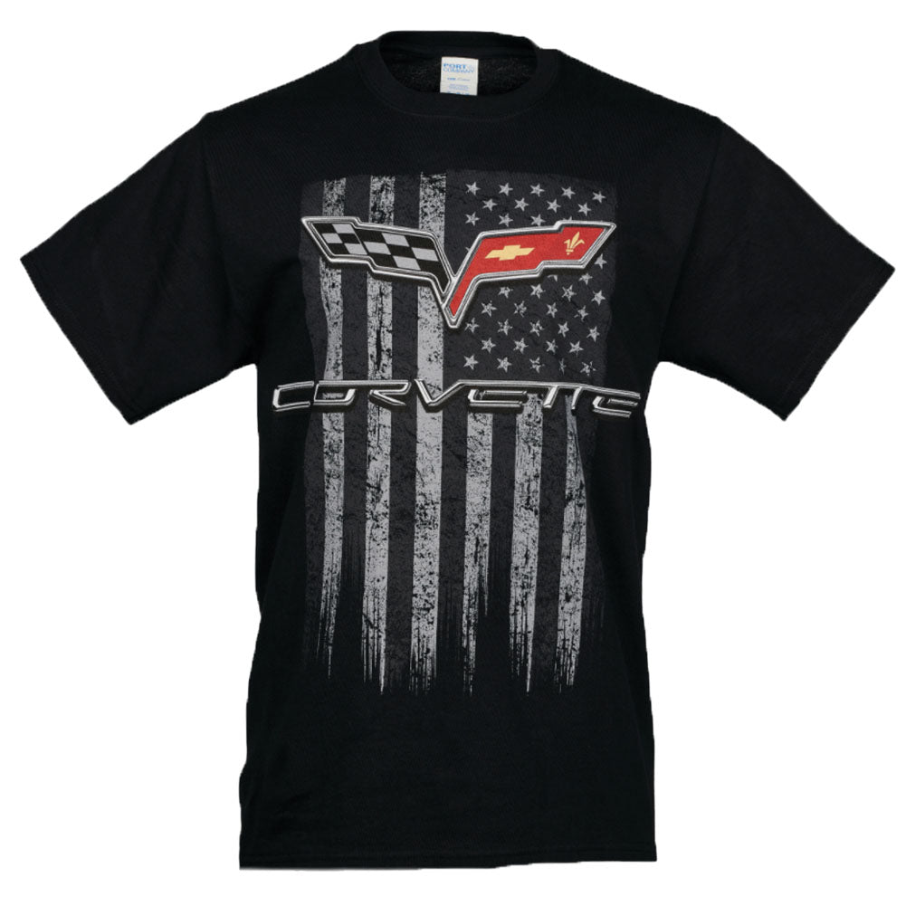 C6 Corvette American Legacy T-shirt : Black