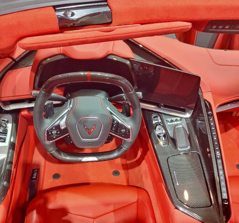 Corvette Speedometer Surround Bezel - High Gloss Carbon Fiber : C8 Stingray, Z51
