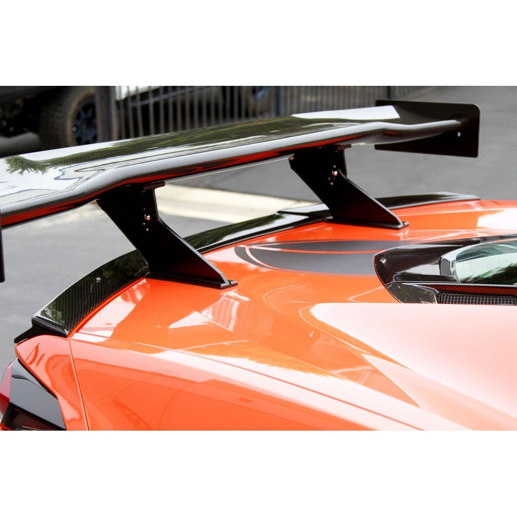 C8 Corvette GTC-500 71" Adjustable Wing - Carbon Fiber : C8 2020-2023