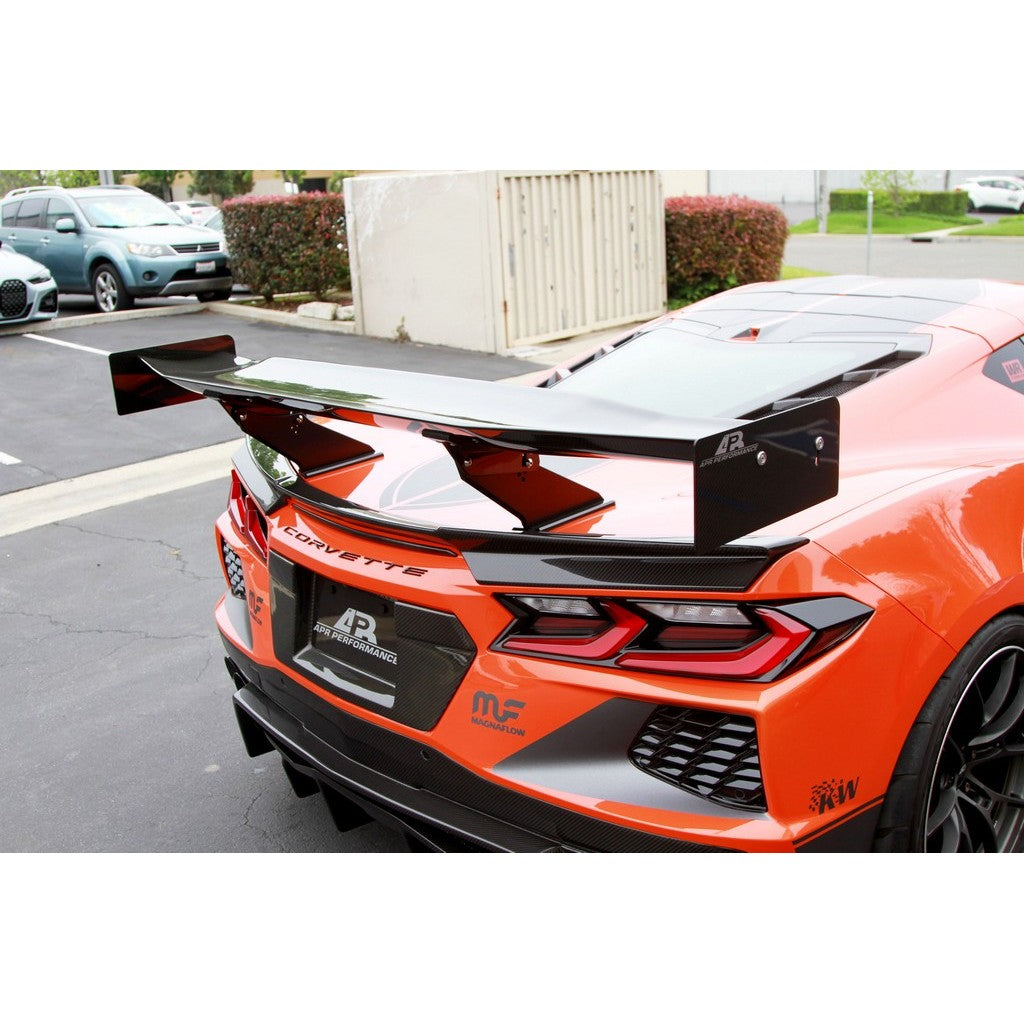 C8 Corvette GTC-500 71" Adjustable Wing - Carbon Fiber : C8 2020-2023