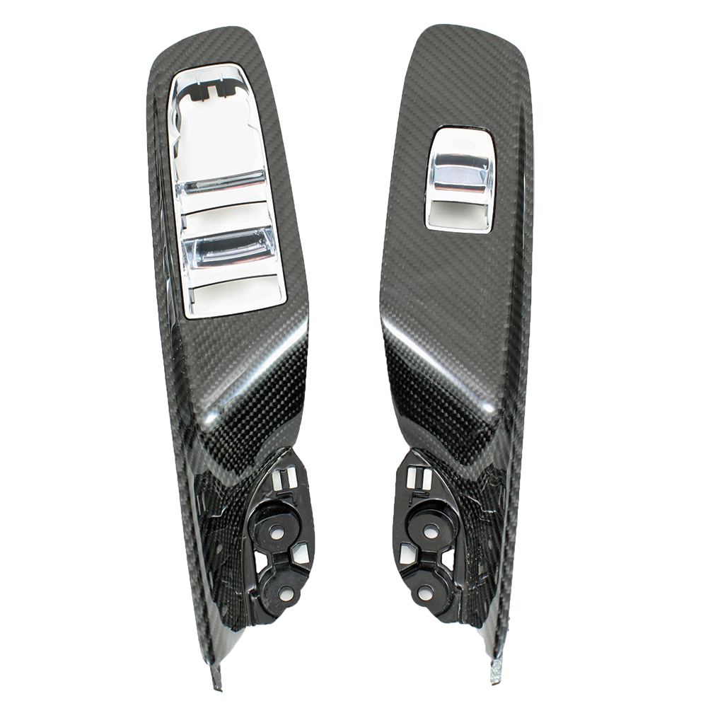 Corvette Power Window Bezels - Carbon Fiber : C8 2020+