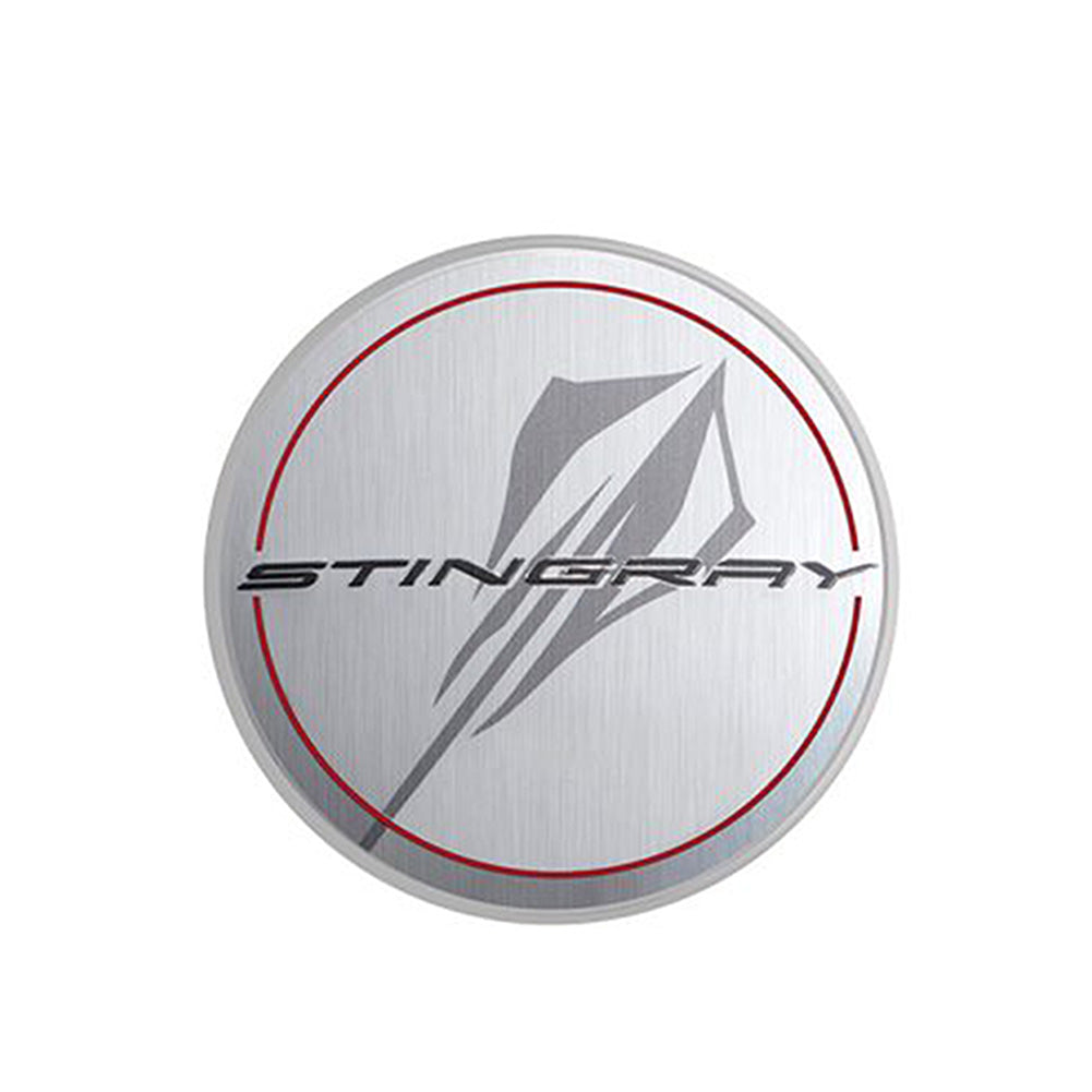 Next Generation Corvette Stingray Wheel Center Cap : Silver