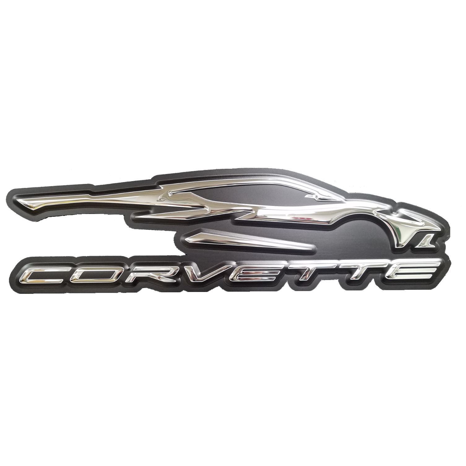 Corvette Gesture Metal Wall Sign - 8