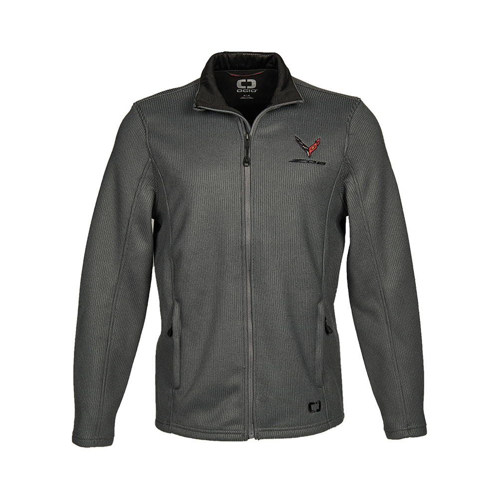 C8 Corvette Z06 Grit Fleece Jacket : Grey