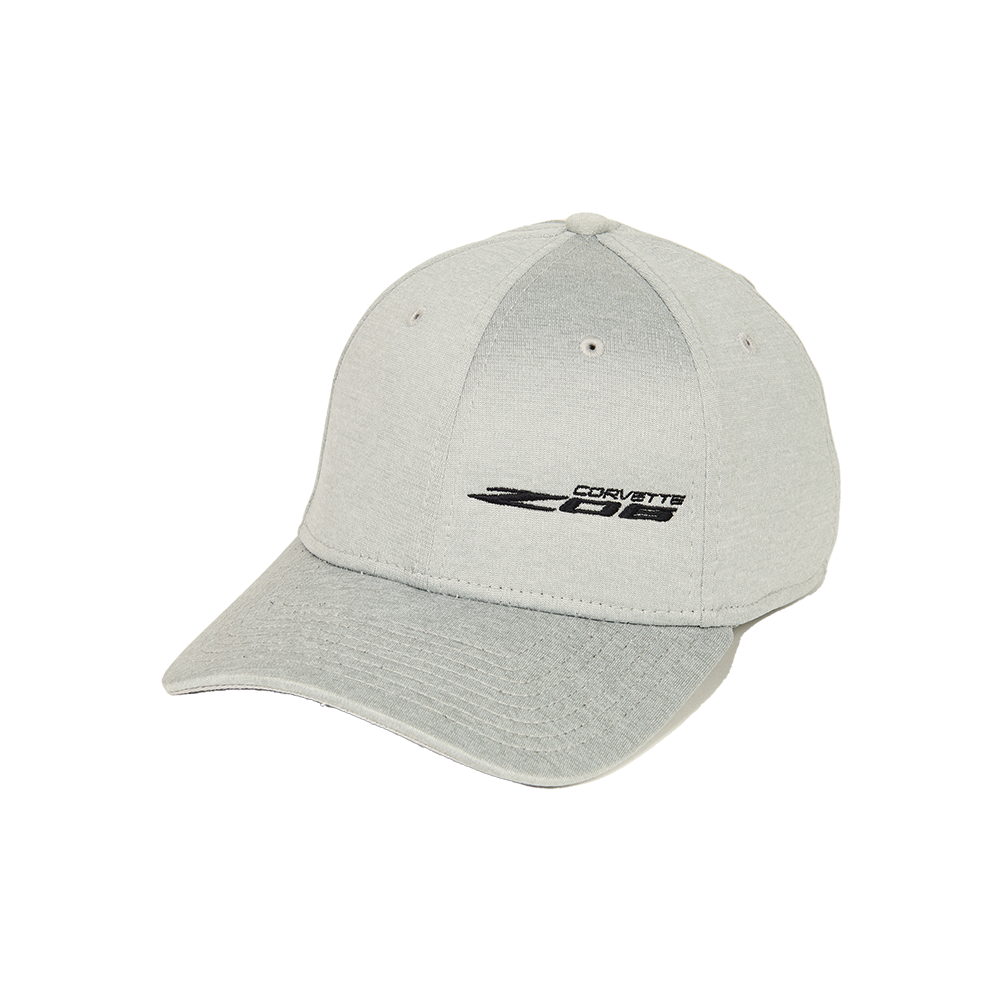 C8 Z06 Corvette Script Hat / Cap : Grey Heathered