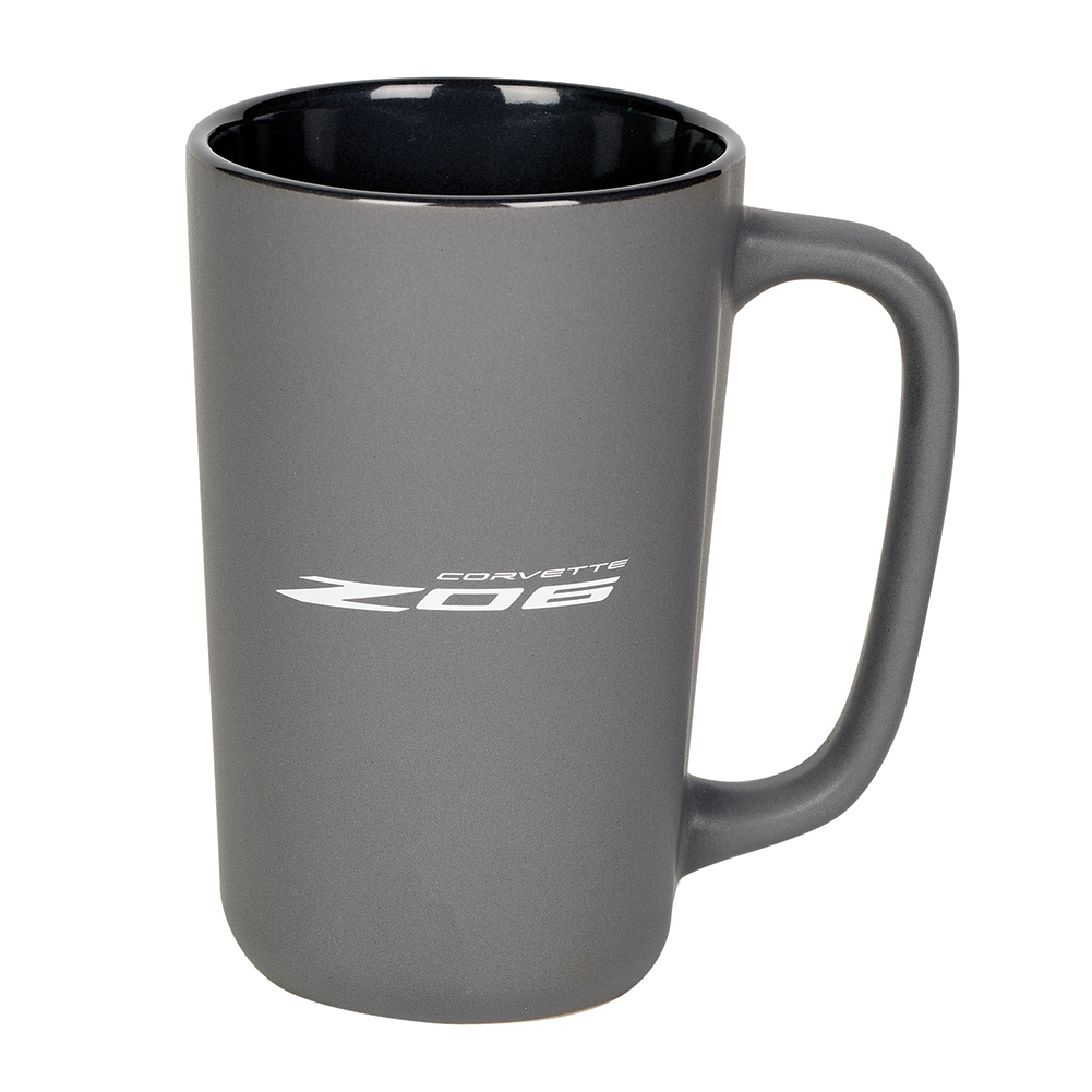 C8 Corvette Z06 14oz Ceramic Coffee Mug : Gray