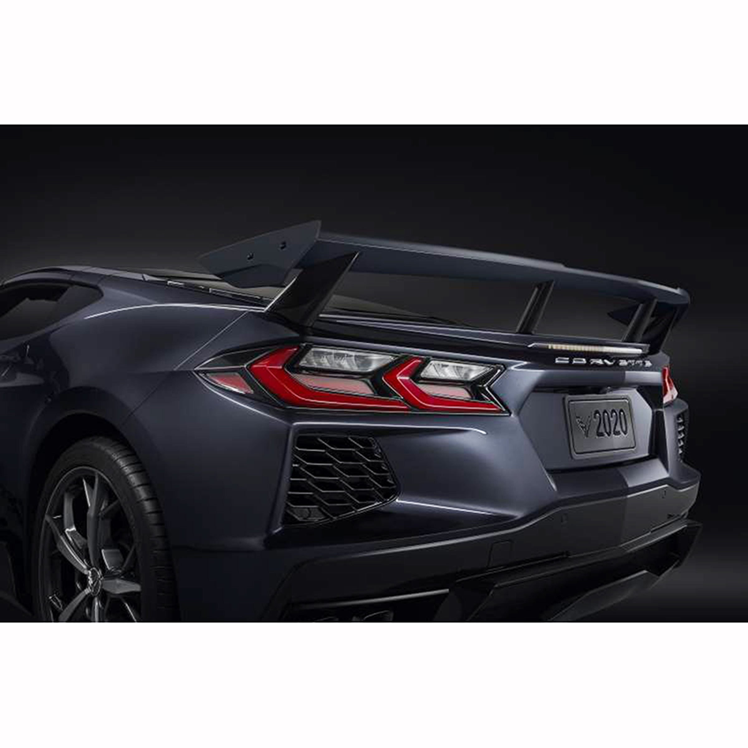 Next Generation C8 Corvette High Wing Spoiler - Dark Shadow Gray