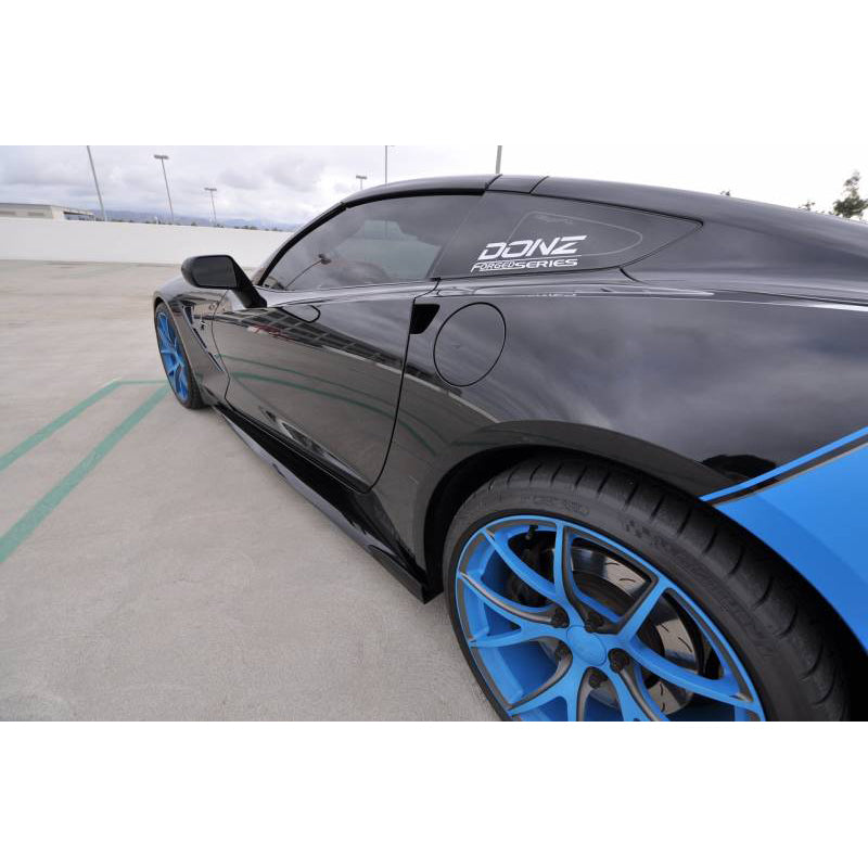 Corvette Manta Ray True Fit Side Skirts Carbon Fiber : C7 Stingray